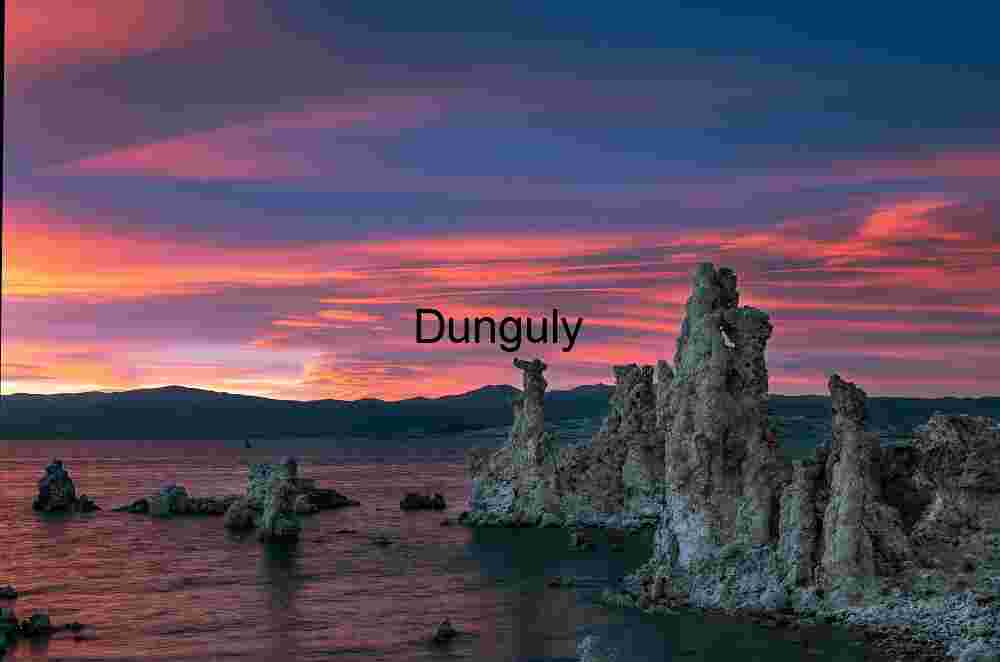 Tufa Towers at Mono Lake in Vivid Sunrise Glow