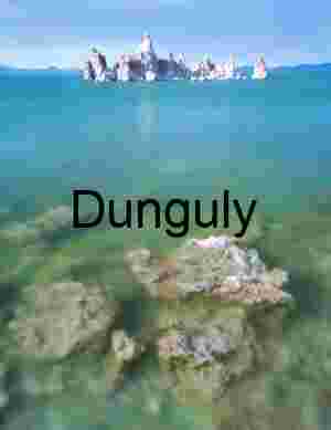 Tufa Towers and Submerged Rocks in Clear Waters of Mono Lake