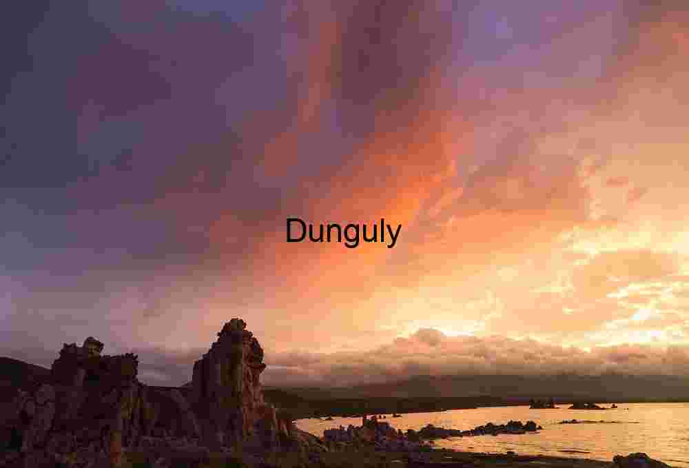 Reflections of Fire: Sunset Over Tufa-Lined Waters