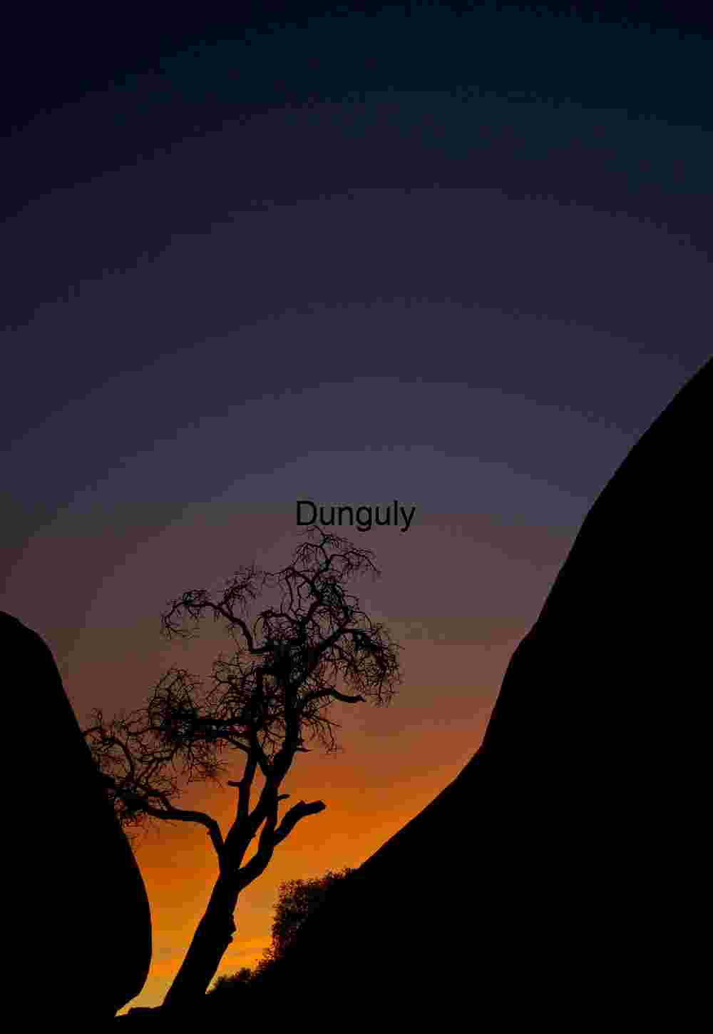 Twilight Silhouette: Between Stone and Flame