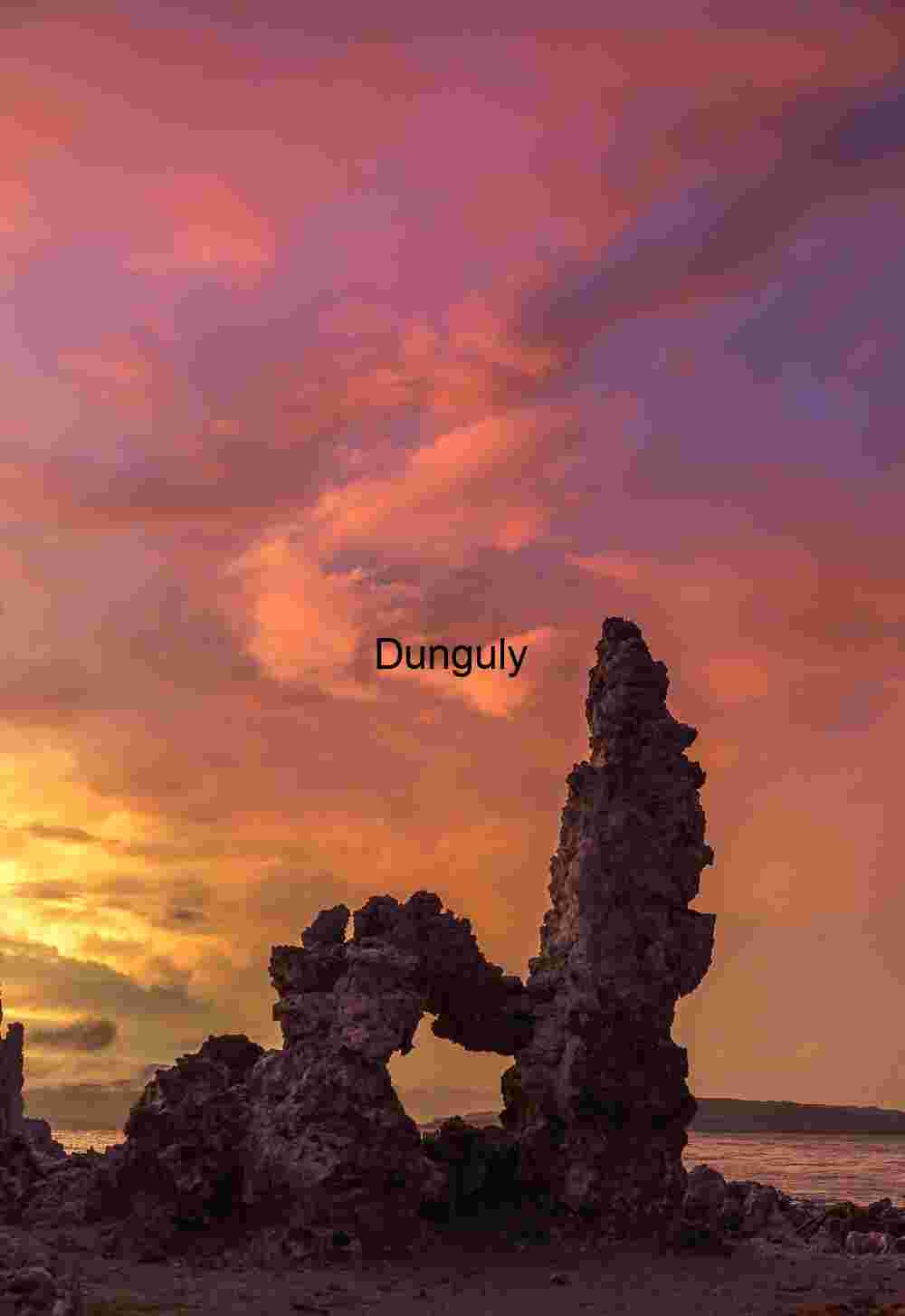 Arch of Fire: Tufa Silhouette at Sunset’s Edge