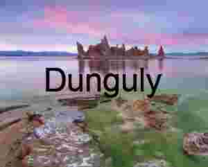 Tufa Towers and Submerged Rocks in Pastel Waters of Mono Lake
