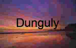 Evening Cityscape with Hotel Lights Mirrored in Water