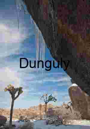 Frozen Stillness: Icicles Beneath Desert Skies