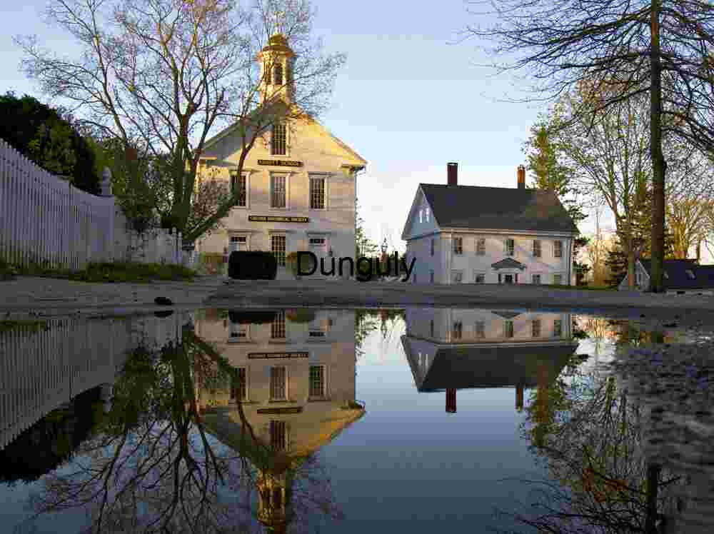 Mirror Image - Abbot School Reflection in Castine Waters