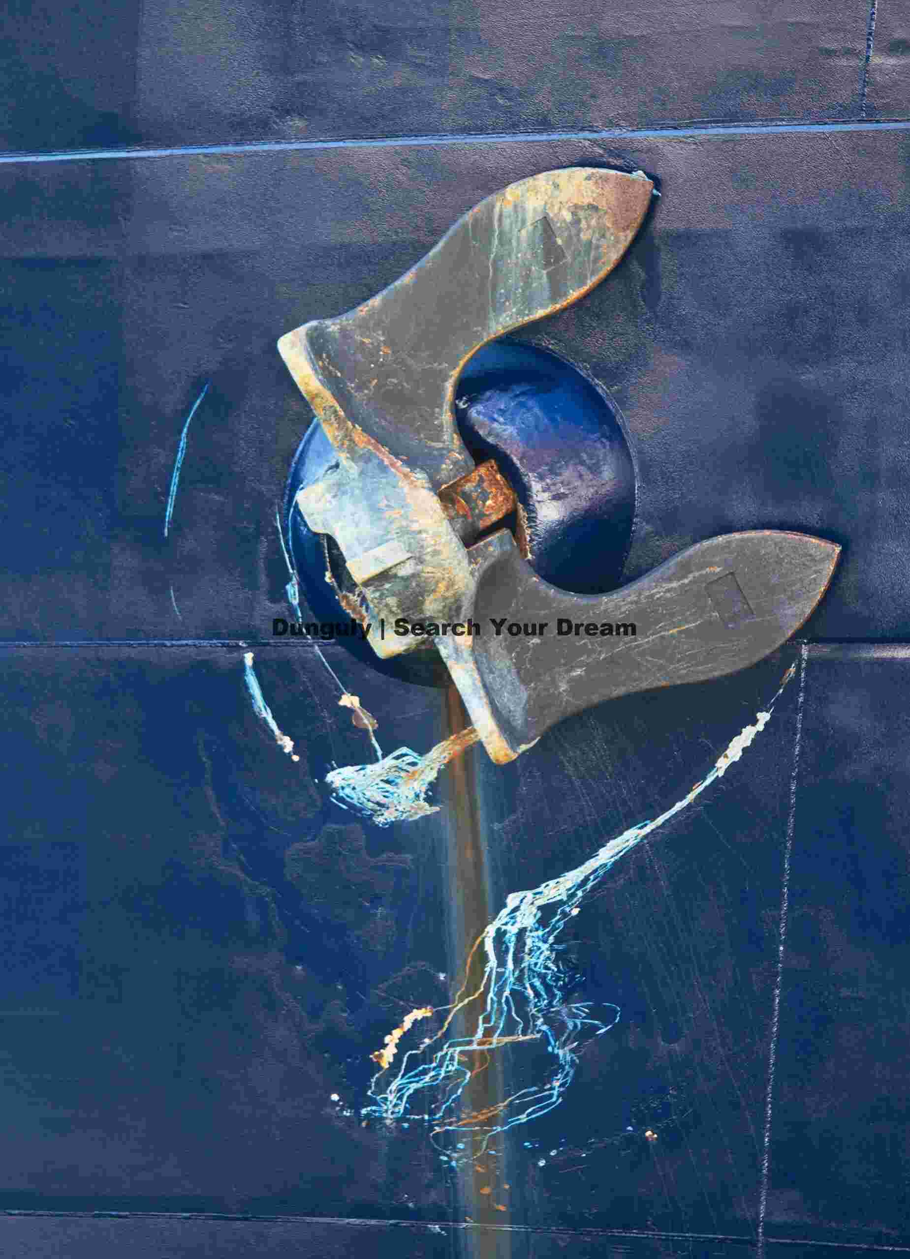 Maritime Artifacts - Anchor and Carved Scratchings from Maine