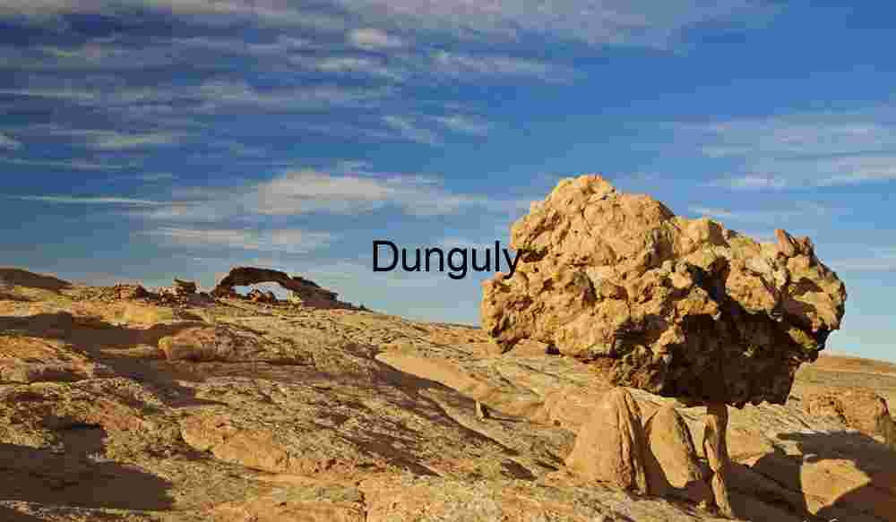 Boulder on stilts and Sunset Arch , Escalante