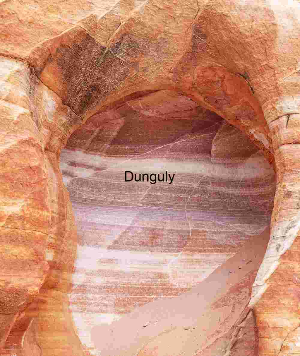 Glowing Sandstone Pocket: Desert Rock Canyon Warmth