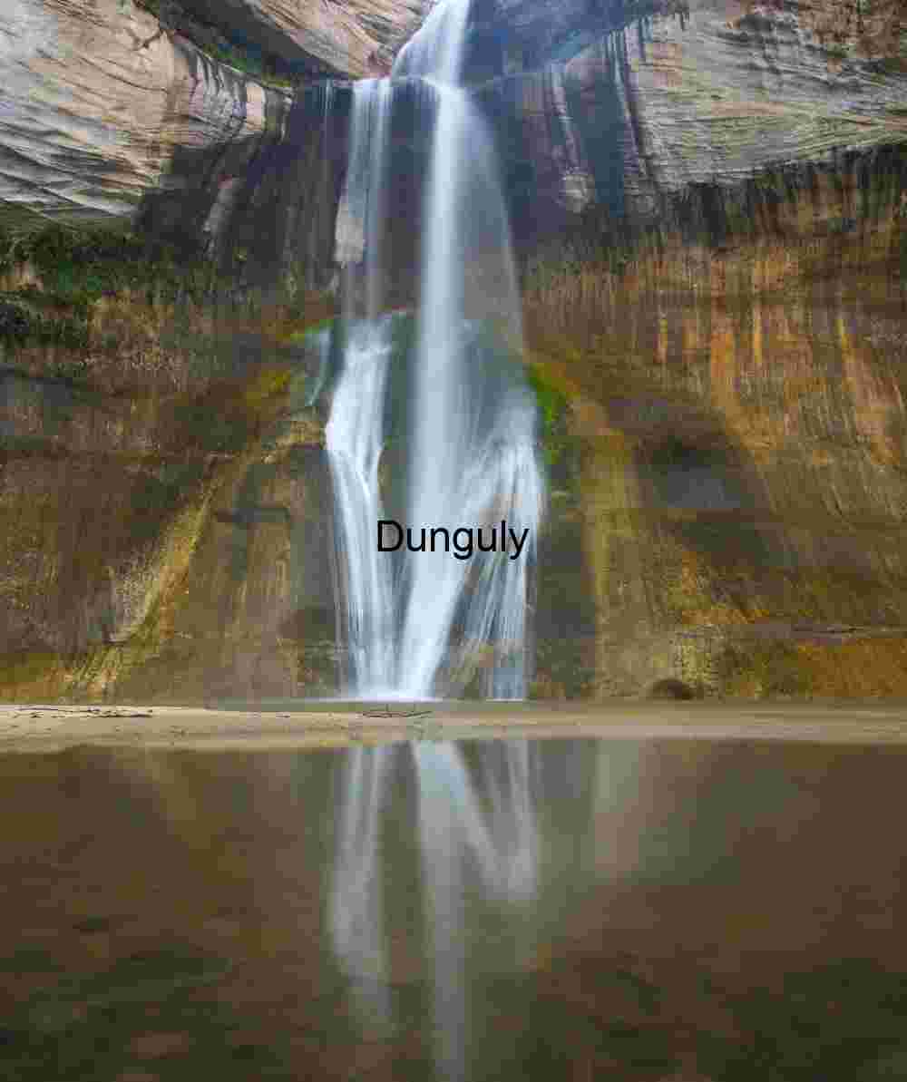 Calf Creek Falls reflection