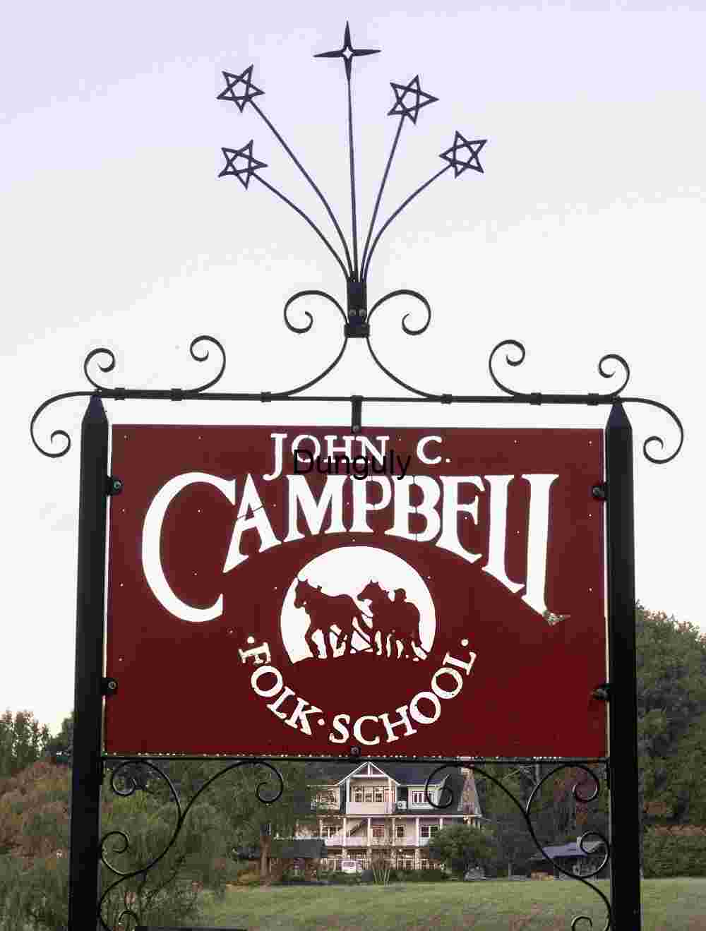 John C. Campbell Folk School Sign & Entrance