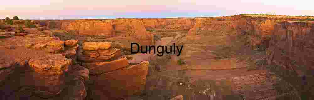 Canyon de Chelly Sunset Panorama - Arizona Landscape