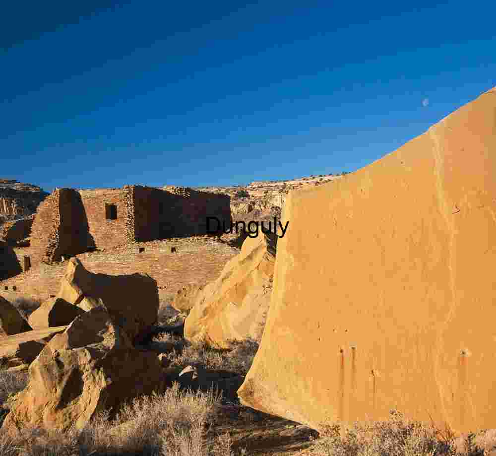 Ancient Chetro Ketl Ruins, Chaco Canyon, New Mexico
