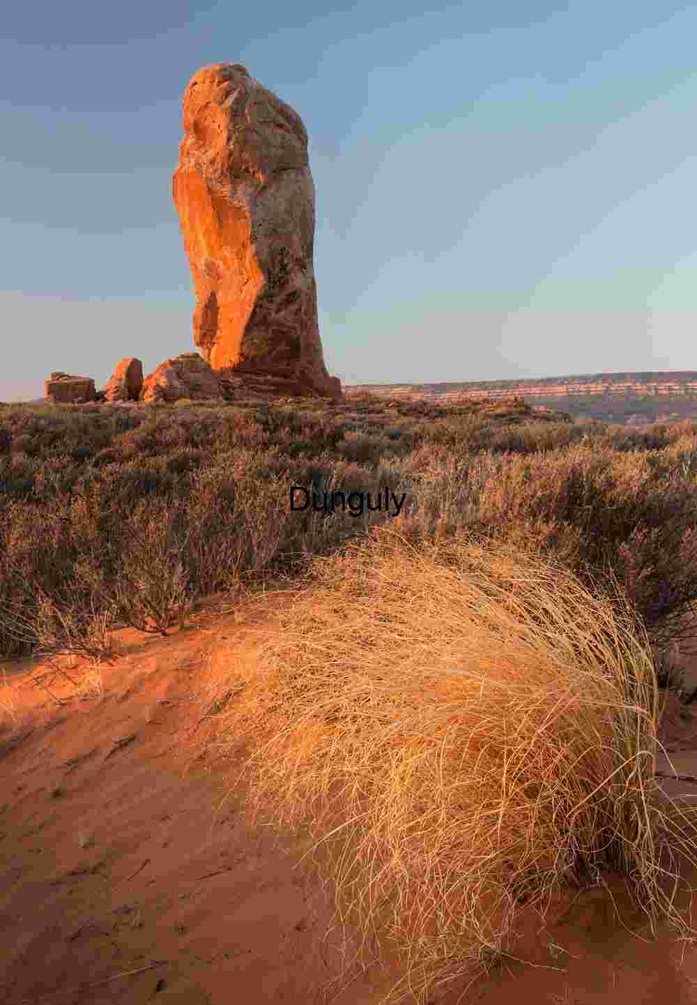 Chimney Rock at Sunset, Grand Staircase-Escalante, Utah