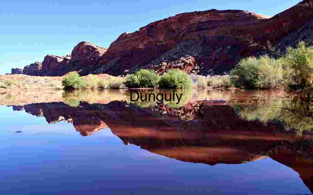 Desert Reflection: Red Rock Comb Ridge, Utah Landscape