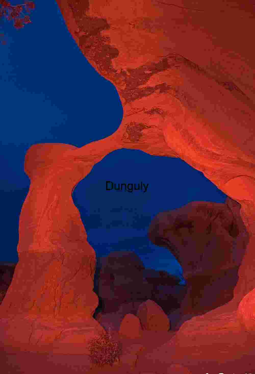 Devil's Garden, Metate Arch nightscape