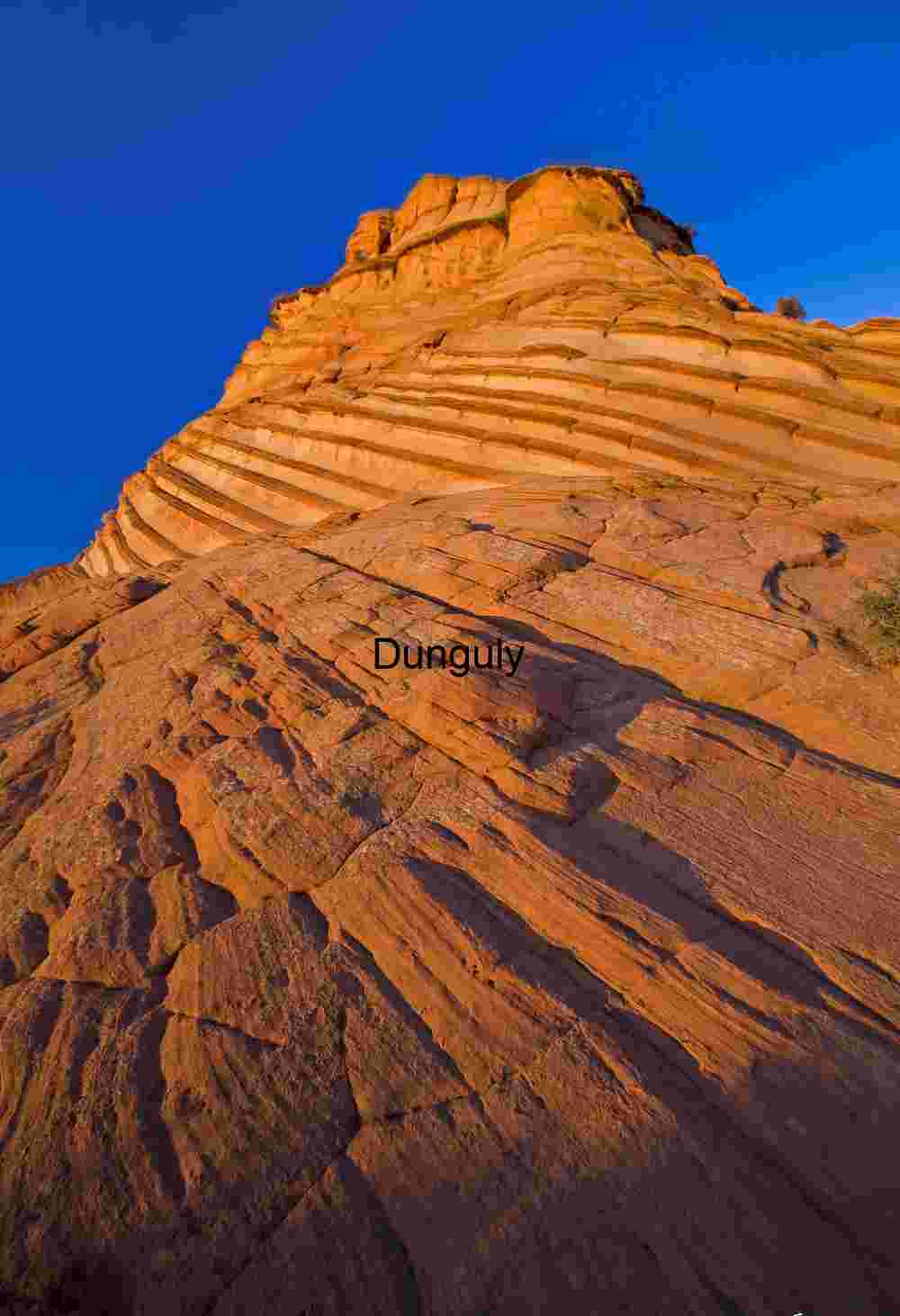 Diagonal bedding, Paw Hole, Coyote Buttes South