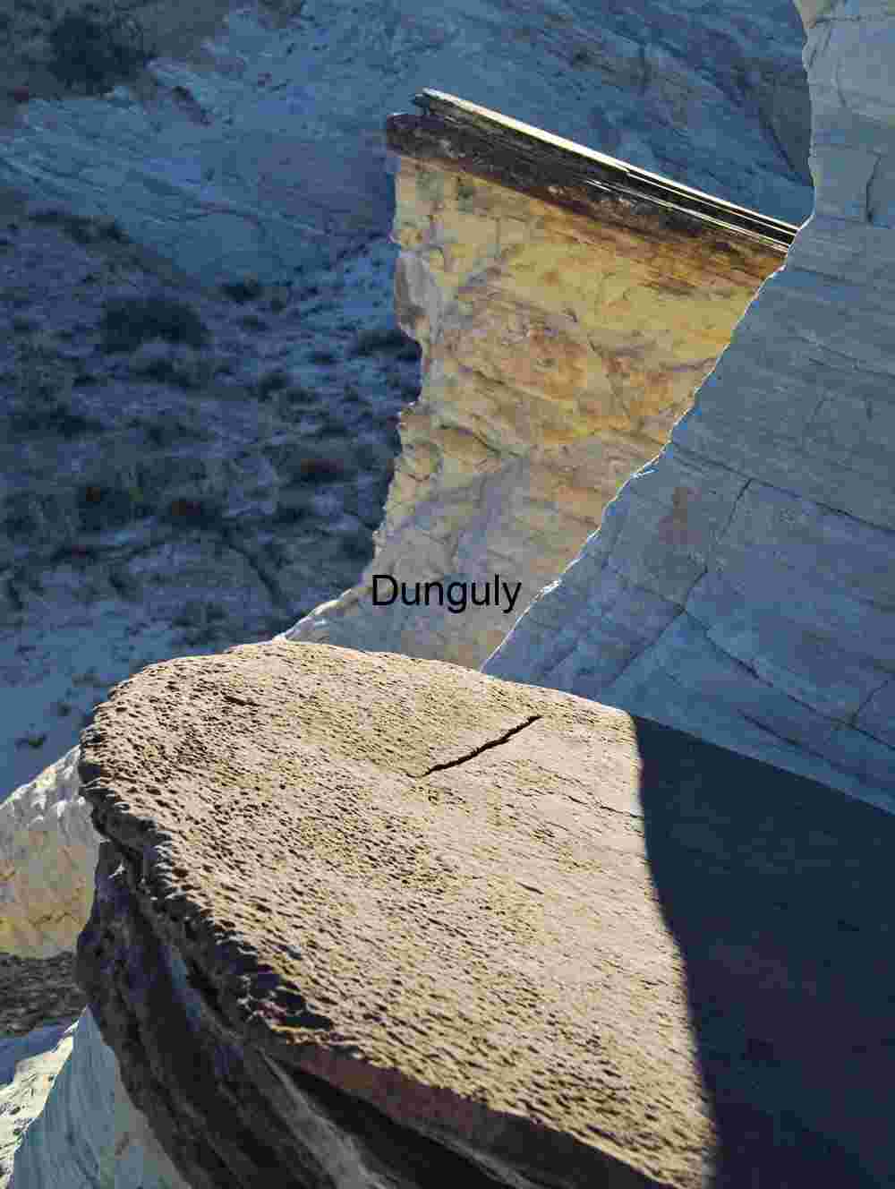 Dinner-plate hoodoos; Upper White Rocks