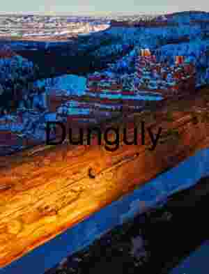 Winter Sunset View at Bryce Canyon National Park, Utah