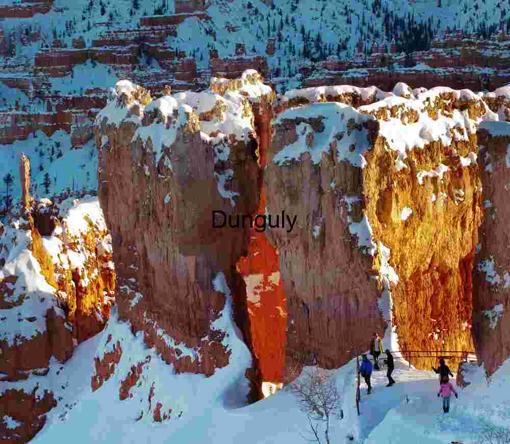 Winter Sunrise at Bryce Canyon: Glowing Hoodoos