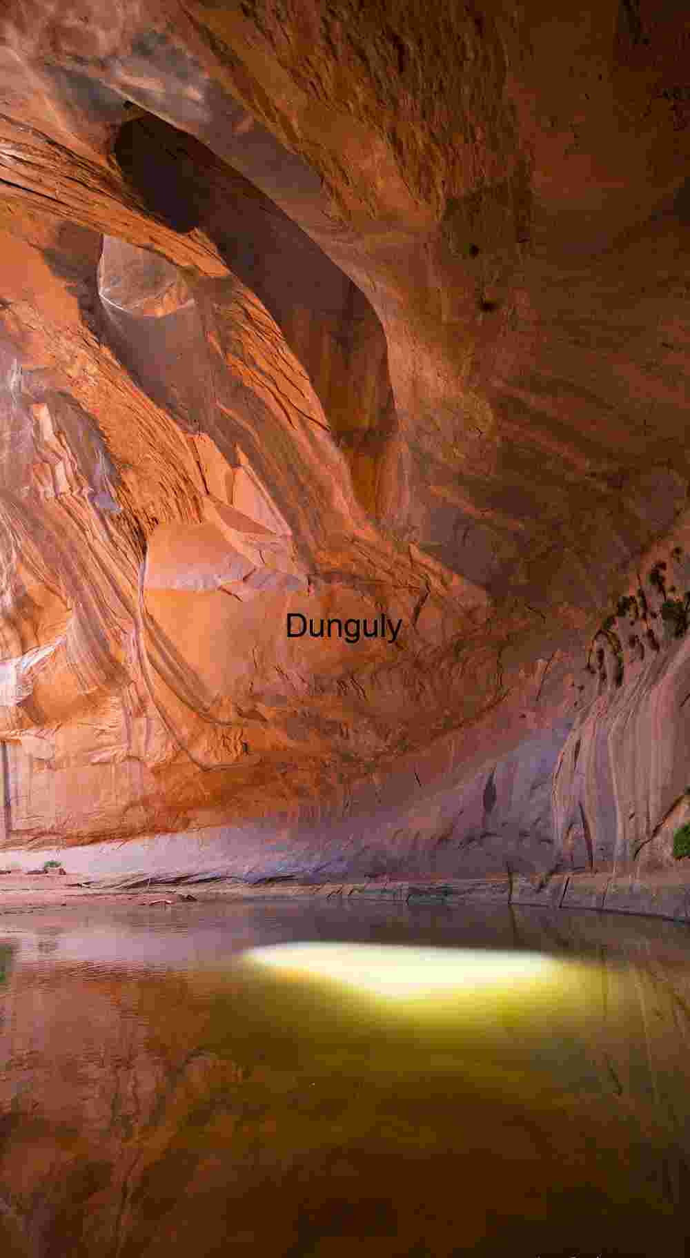 Golden Cathedral sunray, Neon Canyon, Escalante, Grand Staircase N.M., Utah