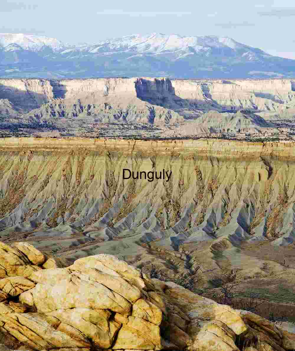 Henry Mountains across the Waterpocket Fold