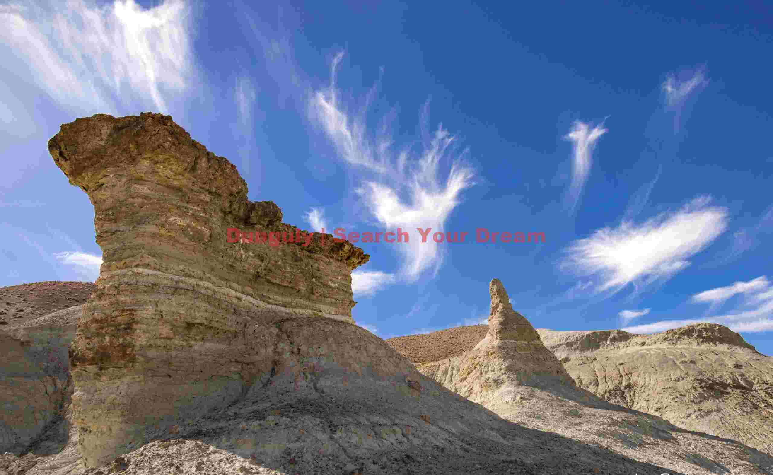 Hoodoo Formation Against Dramatic Sky at Emigrant Peak