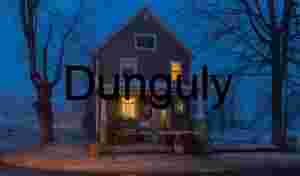 House on a snowy night, Confluence; GAP trail