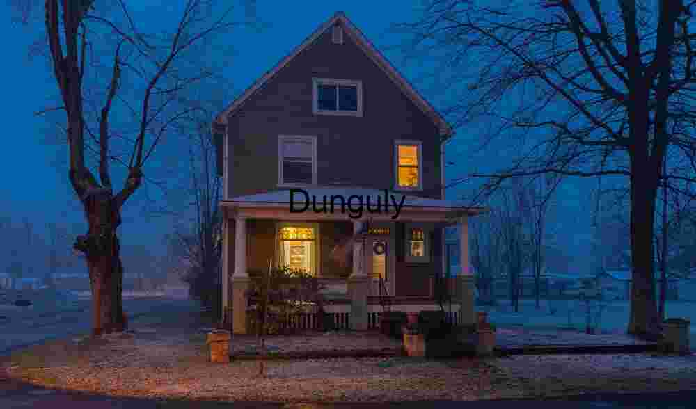 House on a snowy night, Confluence; GAP trail
