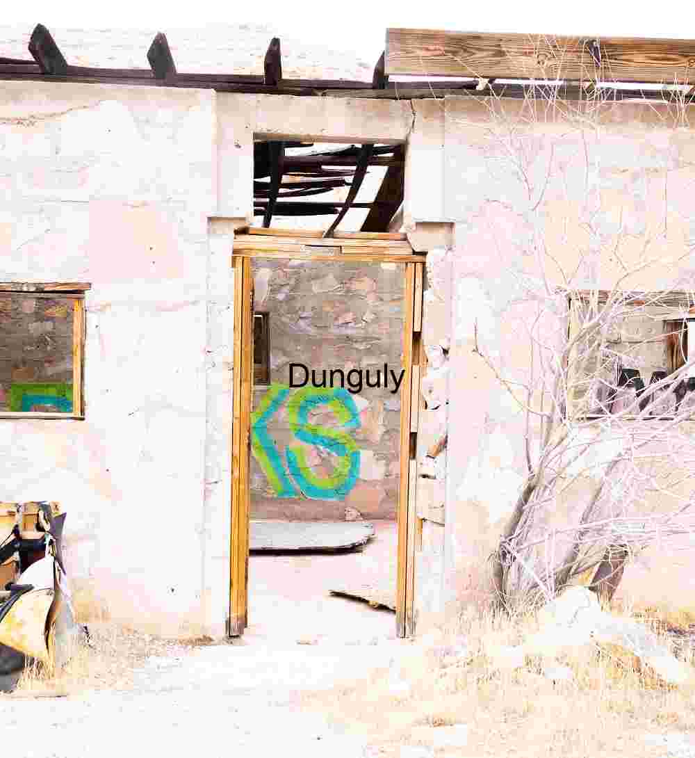 Hut doorway, Color Rock Quarry,