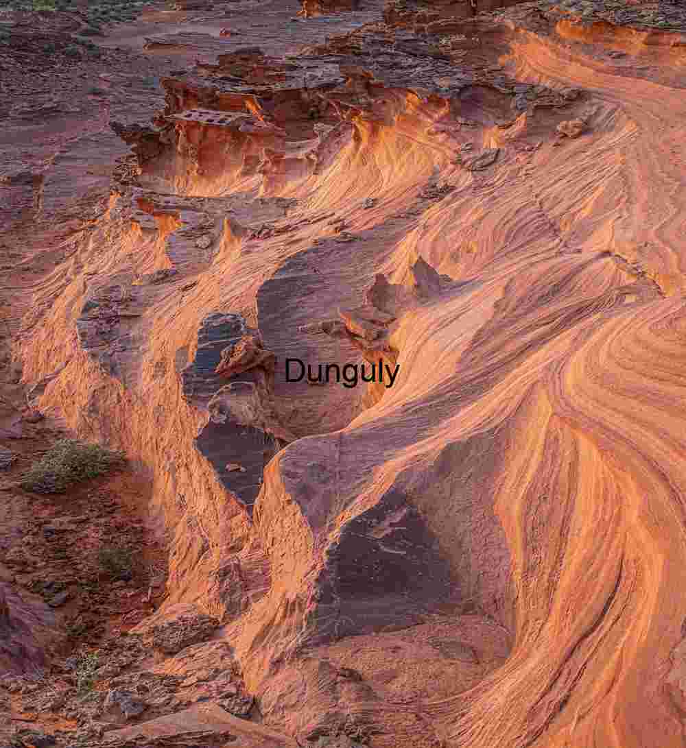 Last light on the escarpment; Little Finalnd