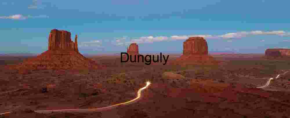 Light trails along the valley road
