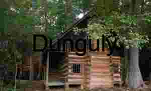 Log Cabin, end view; John C. Campbell Folk School