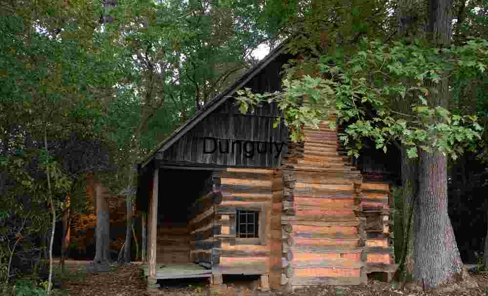 Log Cabin, end view; John C. Campbell Folk School