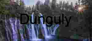 Close - McBurney Falls Detail Abstract - Cascading Water Moss