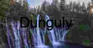 Big - McBurney Falls Detail Abstract - Cascading Water Moss