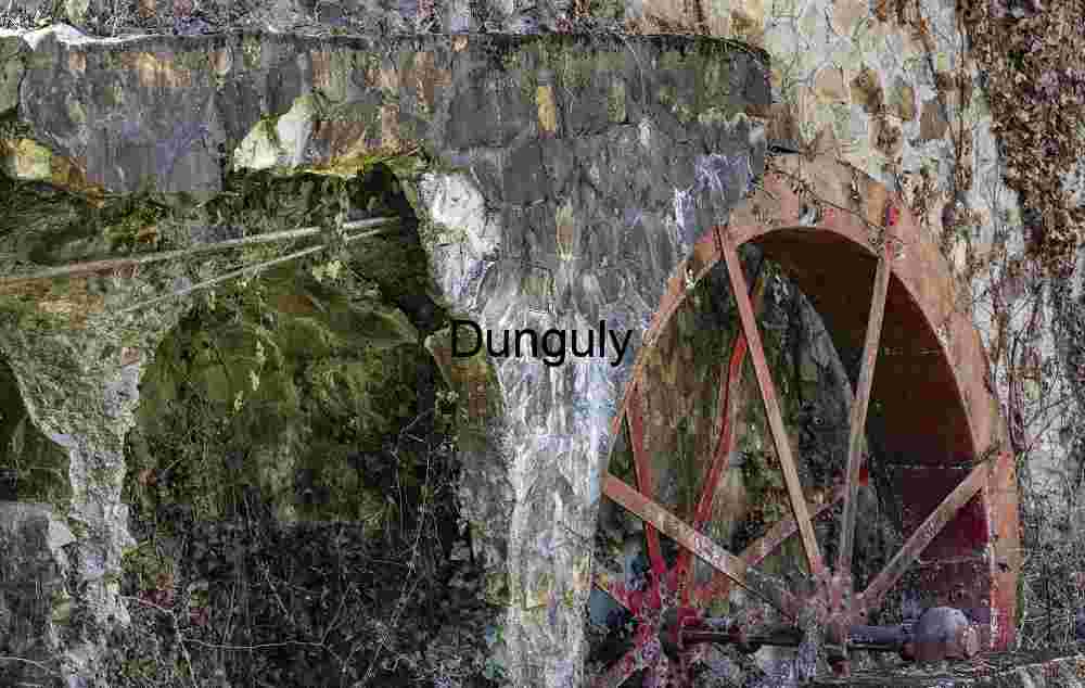 Mill wheel; John C. Campbell Folk School