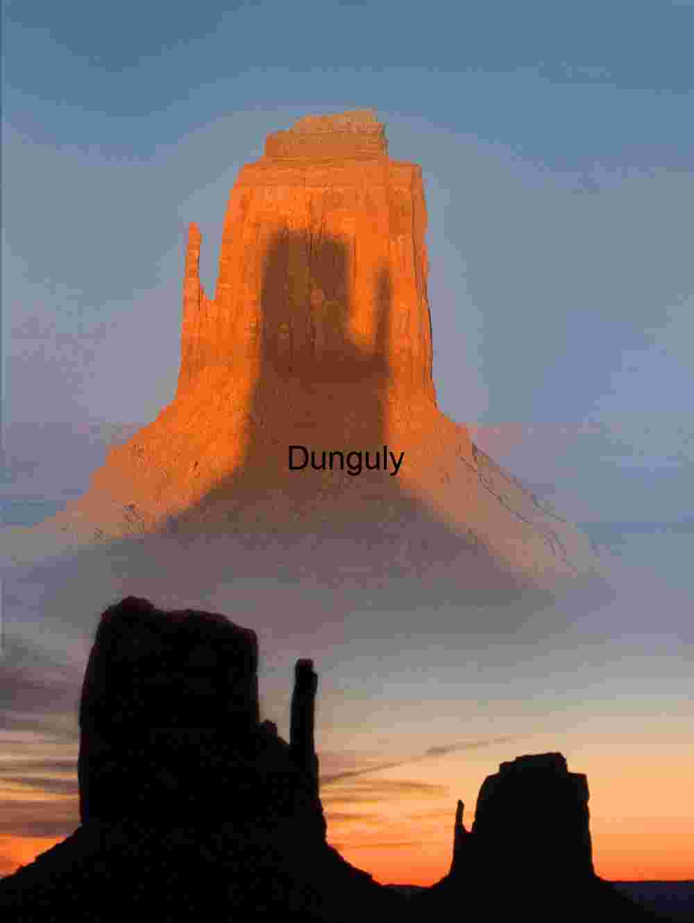 Mitten shadow montage