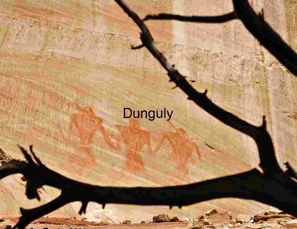 Ancient Pictographs, Calf Creek Canyon, Escalante, Utah
