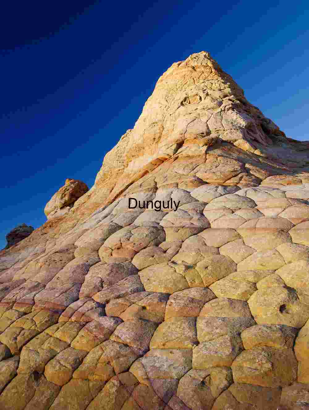 Pillow rock and striations; Cottonwood Cove, South Coyote Buttes