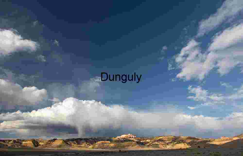 Powell Point under stormy sky