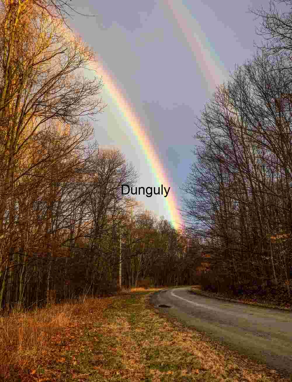 Rainbow over the GAP trail
