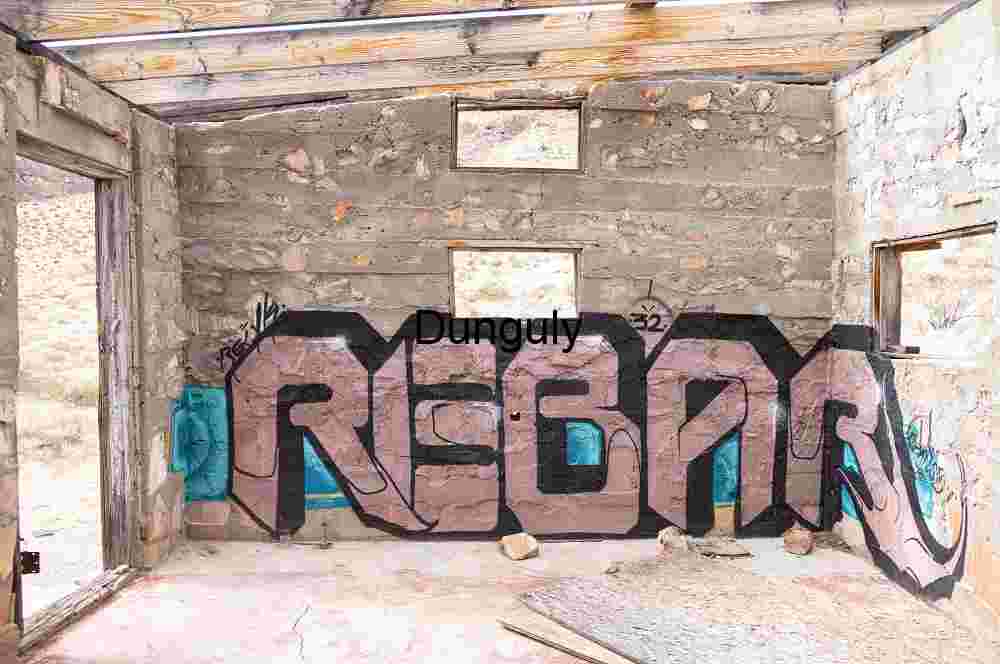 Rebar graffiti | Color Rock Quarry