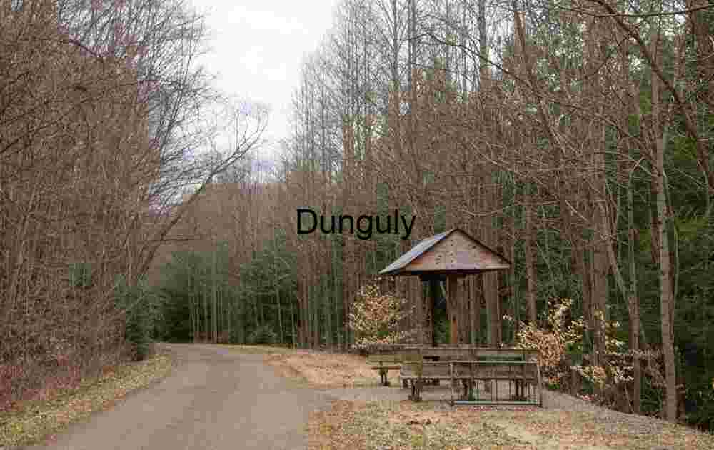 Rest stop along the GAP trail