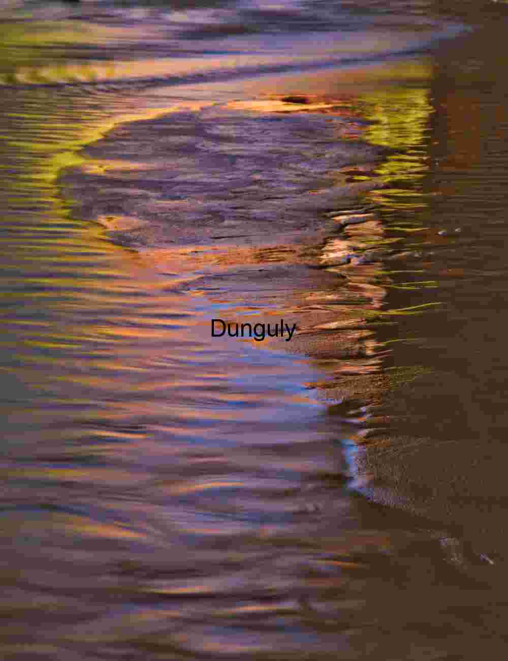 Water Ripple Reflections in Red, Green, and Blue