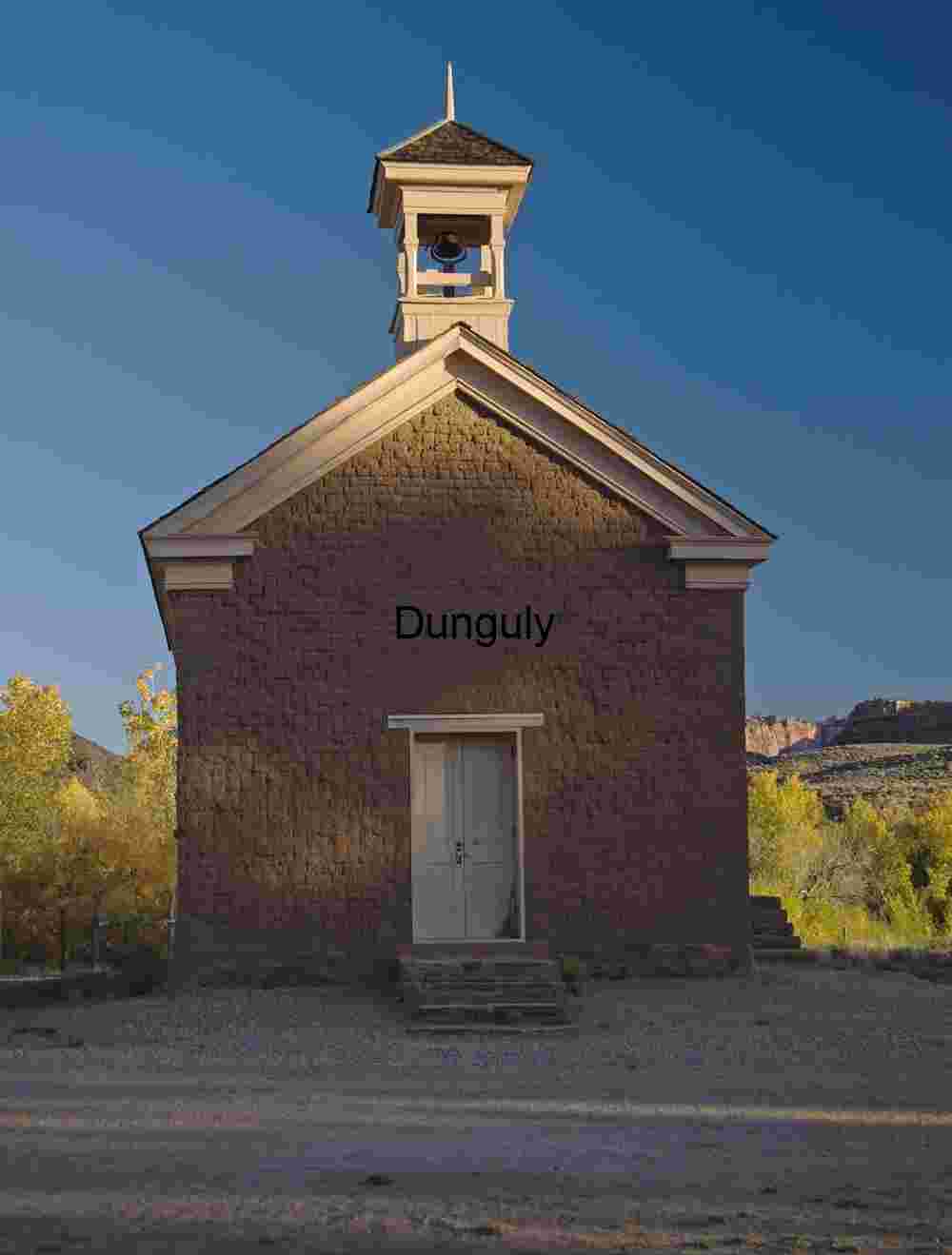 Schoolhouse, Grafton Ghost Town, Zion Natl. Park, Utah