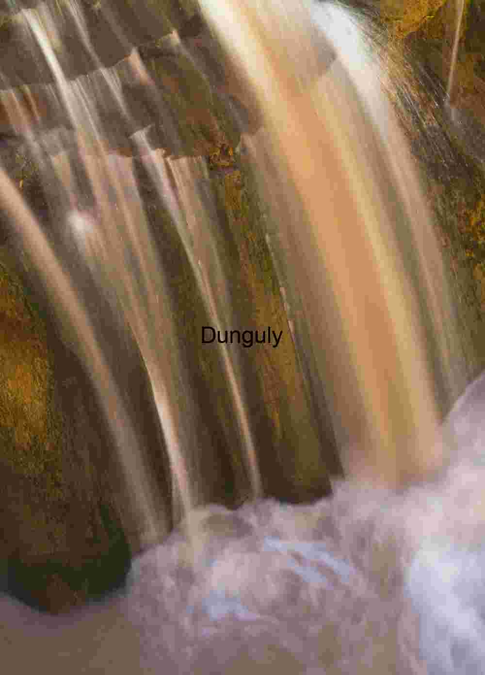 Sediment-laden falls, Colote Gulch, Escalante