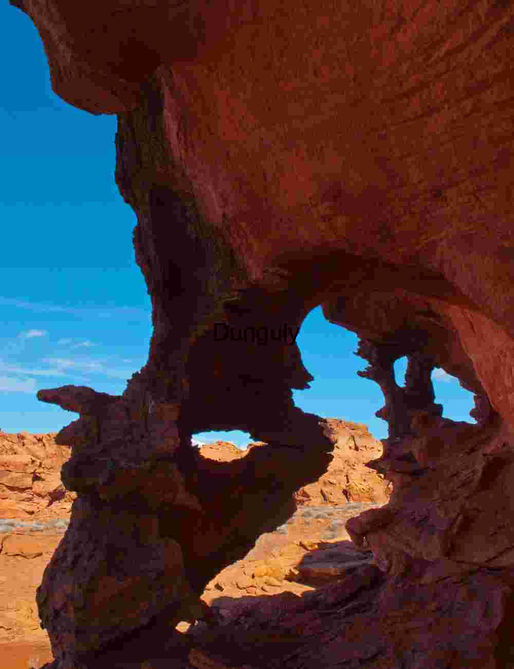 Serrated arches | | Golden Desert Rock Formation Art