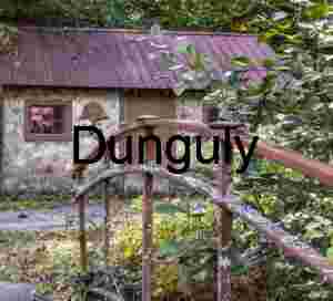 Rustic Stone Shed & Red Footbridge: Folk School Charm