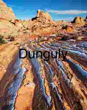 Snow-Laced Sandstone Striations, Coyote Buttes South