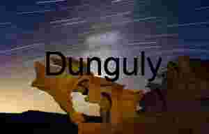 Star trails over Hobgoblin's Arch